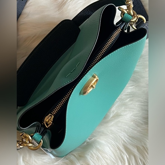 💰SOLD - C3766 - Coach Willow Bucket Bag in Colorblock - Picture 7 of 12